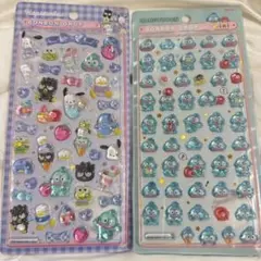 サンリオ　はぴだんぶい　ハンギョドン　ボンボンドロップシール　セット まとめ売り