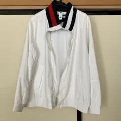 TOMMY HILFIGER ホワイトナイロンジャケット XL
