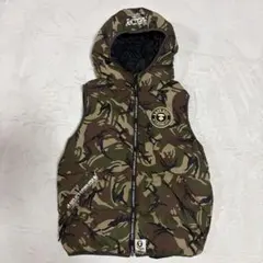 A BATHING APE BAPE カモ柄 多ポケット ベスト ミリタリー - メルカリ