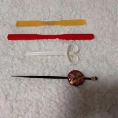 かんざしセット 花と蝶のデザイン 4本セット