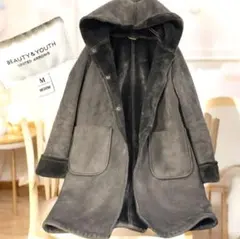 ✨UNITED ARROWS　ムートンコート ユナイテッドアローズ　フード付き