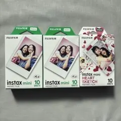 『10枚入り3箱』FUJIFILM instax mini チェキフィルム