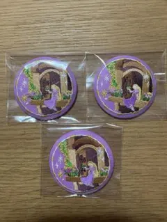 ディズニー　刺繍缶バッチ　2 ラプンツェル
