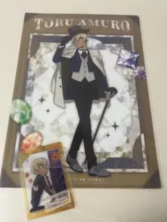 名探偵コナン 安室透 クリアファイル ふぁぼカ 箔押し 2点セット