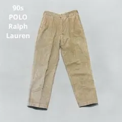 90s POLO Ralph Lauren corduroy tuckpants