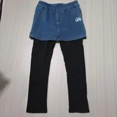 Lee レギンス デニム スカート スカッツ ブラック