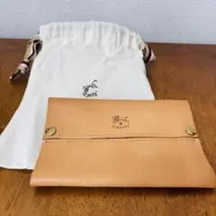 【新品】ILBISONTE ポケットティッシュケースレザー ヌメのサムネイル