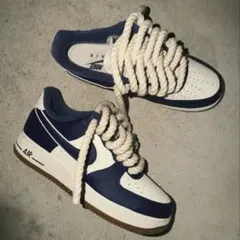 最安値 Nike Air Force 1 AF1 ロープシューレース オーダー - メルカリ