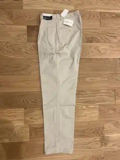 90s ポロ　ラルフローレン　チノ　パンツ　w32 　タック　usa ベージュ