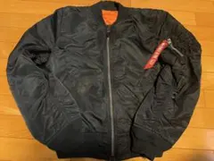 【最終値下げ】ALPHA MA-1 フライトジャケット　ネイビー　L