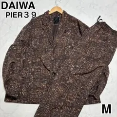 DAIWA PIER39 セットアップ バティック柄 ブラウン M 23年 総柄のサムネイル