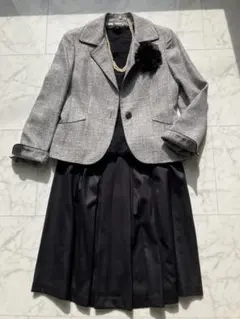 23区ツイードスーツ6点セット　卒業式　入学式セレモニースーツ