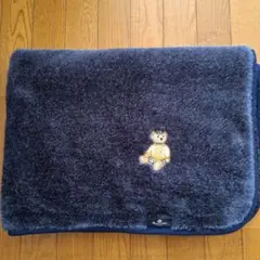 Aquascutum アクアスキュータム ひざ掛け ネイビー