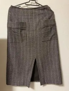 スカート サイズ36 元値14,300円 モールツイードタイト大幅 値下げ