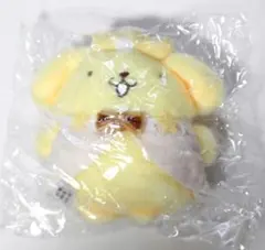 ポムポムプリン　ぬいぐるみキーホルダー　プリン