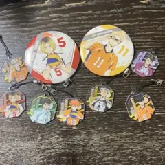 ハイキュー!! 缶バッジ アクリルスタンド アクリルキーホルダー まとめ