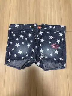 BABYDOLL スター柄 デニムショートパンツ 110cm