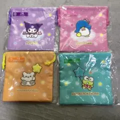 巾着　けろっぴ　サンリオ当たりくじ　キティ　キャラクター大賞