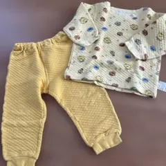 値下げ‼️UNIQLO ユニクロ　ベビー　セサミストリート　キルトパジャマ　100