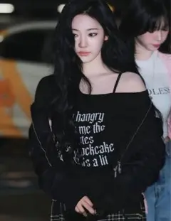 ROCKCAKE オフショルダー ブラック Tシャツ