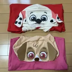パウパトロール　フード付きパジャマ　トップス　スカイ　マーシャル　110 120
