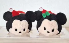 Disney Tsum Tsum クリスマス ミッキー ミニー 2点セットのサムネイル