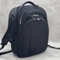 【美品】サムソナイト ビジネスリュック 黒 A4 PC収納 通勤 出張 多機能のサムネイル