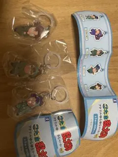 忍たま乱太郎アクリルゆらゆらマーカー3個まとめ　山田利吉　きり丸など