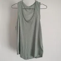 最終値下げ GAP タンクトップ トップス グリーン レディース