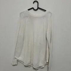 GU 長袖ニット ホワイト Mサイズ