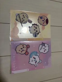 ちいかわキャンドゥA5クリアファイル 3ポケット2枚セット