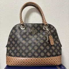 GUESS ハンドバッグ 総柄 ブラウンのサムネイル