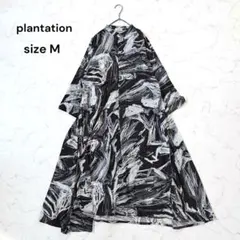 Plantation ☆ドットシャーリング ワンピース Mサイズ 新品タグ付き
