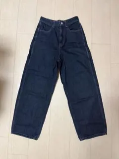 GLOBALWORKレディース ストレートデニムパンツ インディゴ
