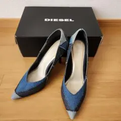 (No.4) DIESEL デニムピッチワーク　ハイヒール最終値下げのサムネイル