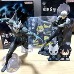 一番くじ 怪獣8号 1弾 A賞 怪獣8号 B賞 市川レノ フィギュア セット