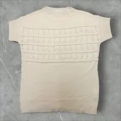 00's vintage ニットプルオーバー 半袖 アーカイブ y2k