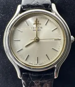 SEIKO CREDOR 4J81-0A40 稼働品　クレドール純正ベルトのサムネイル