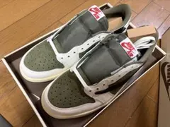 NIKEエアジョーダン1low トラヴィススコット　リバースオリーブ