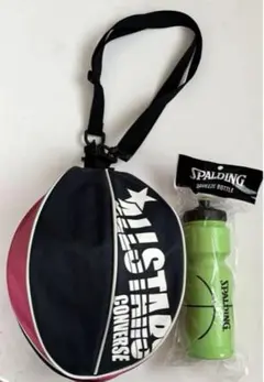 【コンバース】バスケットボールバッグ　&　　　　【スポルディング】スクイズボトル