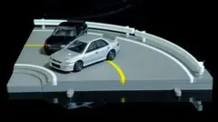 1/64 ミニカー用 コーナー ジオラマ ディスプレイベース 3Dプリンター製
