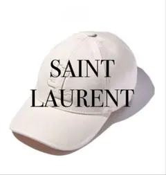 Saint Laurent サンローラン ベースボールキャップ　オフホワイトのサムネイル