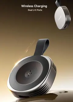 Apple Watch ポータブル ワイヤレス 充電器 Type-C ホルダー