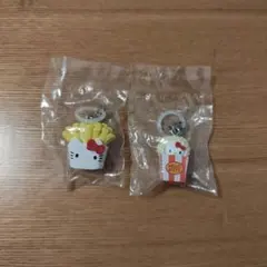 ハローキティ アメリカンデザイン めじるしアクセサリー ポテト＆ポップコーン