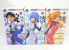 エヴァンゲリオン３０周年１番くじ フィギュアセット　３人セット　新品未開封