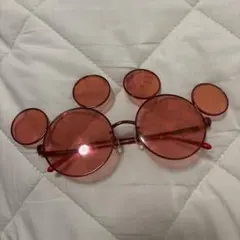 ミッキー型 ピンクサングラス