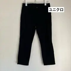 ユニクロ　ウルトラストレッチクロップドレギンスパンツ　ブラック　XL