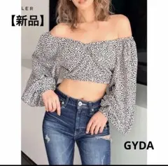 【新品】 GYDA レディース オフショル レオパード コルセット 長袖のサムネイル