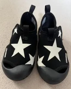 CONVERSE 星柄 ブラック サンダル