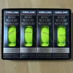 Kirkland 3ピース　ゴルフボール 12個セット ネオンイエロー